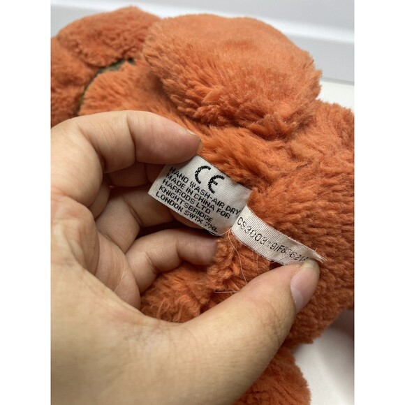 Harrods London Woodland Fox Plush 14” Cinnamon Fur Green Logo Bow soft - Picture 5 of 8